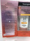 (2) Neutrogena Bright Boost Face Moisturizer Sunscreen SPF 30 - 1.0 oz 10/21