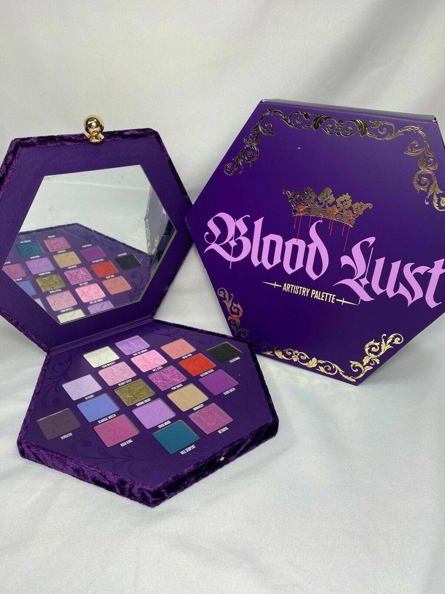 Jeffree Star Blood Lust EyeShadow Palette Purple Velvet W/receipt