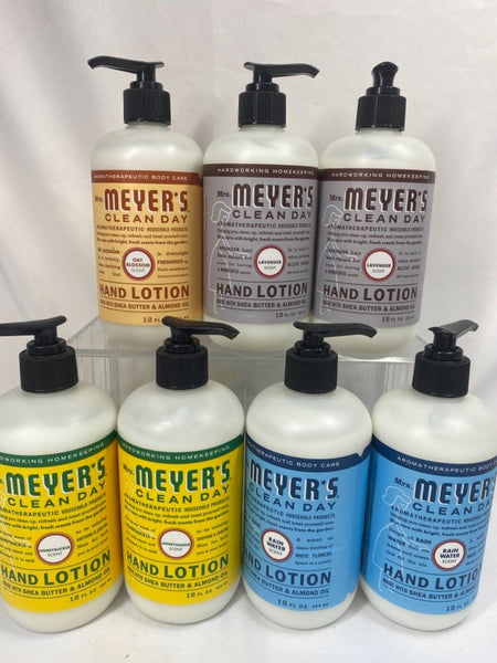 1pk or 2pk Mrs. Meyer's Hand Lotion Aromatherapeutic 12oz YOU CHOOSE Scent