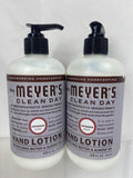 1pk or 2pk Mrs. Meyer's Hand Lotion Aromatherapeutic 12oz YOU CHOOSE Scent