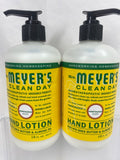 1pk or 2pk Mrs. Meyer's Hand Lotion Aromatherapeutic 12oz YOU CHOOSE Scent