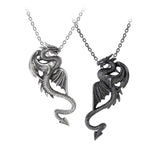 Alchemy P811 Draconic Tryst Necklace  Interlock Seperate Gothic Pendant IN HAND