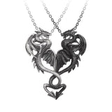 Alchemy P811 Draconic Tryst Necklace  Interlock Seperate Gothic Pendant IN HAND