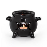 Alchemy Gothic MWCB3 Cauldron Mug & Warmer or Tealight Candle Holder Triple Moon