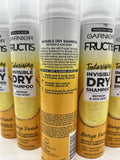 (5) Garnier Fructis Mango Punch Invisible Dry Shampoo Texturizing 3.67oz