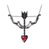 Alchemy Gothic P926 Desire Moi Necklace Pendant Bow& Arrow Heart Cupid Valentine