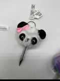 Claires Pom Pom Plush Ballpoint Pen U CHOOSE Keychain BUY MORE SAVE&COMBINE SHIP