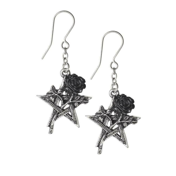 Alchemy Gothic E402  Ruah Vered Earrings Star Rose England