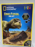 National Geographic STEM Dino Fossil Dig Kit Excavate T. Rex Tooth Toy Kid Learn