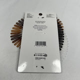 Scunci Stretch Combs Headbands Tortoise Clear Black Styling Hair Band Clip  3 Ct