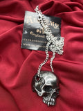 Alchemy Of England P886 All That Remains Skull Necklace Gothic Pendant IN HAND