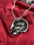Alchemy Of England P886 All That Remains Skull Necklace Gothic Pendant IN HAND