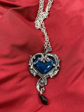 Alchemy Gothic P792  Affaire du Coeur Pendant Necklace Midnight Love IN HAND