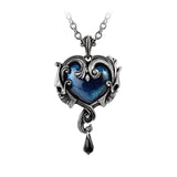 Alchemy Gothic P792  Affaire du Coeur Pendant Necklace Midnight Love IN HAND