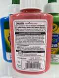 (4) Crayola Washable Art Color Glue Red Yellow Blue Green Clothing Decorate 3oz