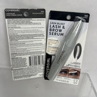 (2) Covergirl 100 TRANSPARENT Lash Blast Lash & Brow Serum COMBINESHIP