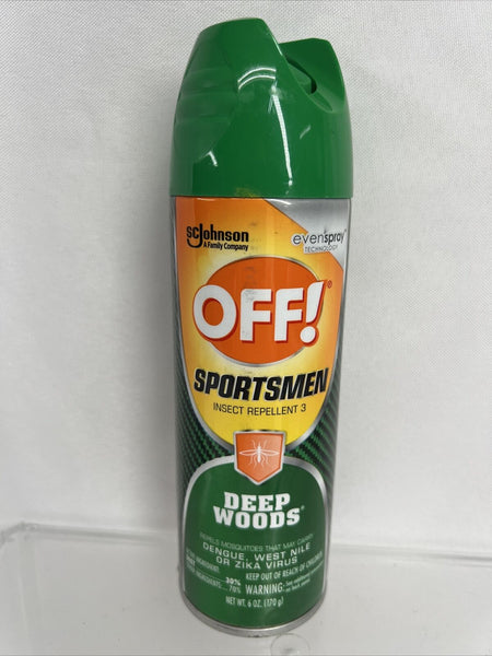 OFF! Deep Woods Sportsmen Insect Repellent Spray Tick Mosquito 6oz COMBINESHIP