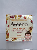 Aveeno OAT MASK with POMEGRANATE Seed Extract Glow 1.7oz Combine Ship!