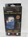 BLUE Copper Fit Guardwell Face Protector Neck Gator Adult Unisex One Sz Sports
