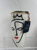 NEW Starbucks 2015 Crown Anniversary Siren Face Ceramic Tumbler Travel Mug 10oz
