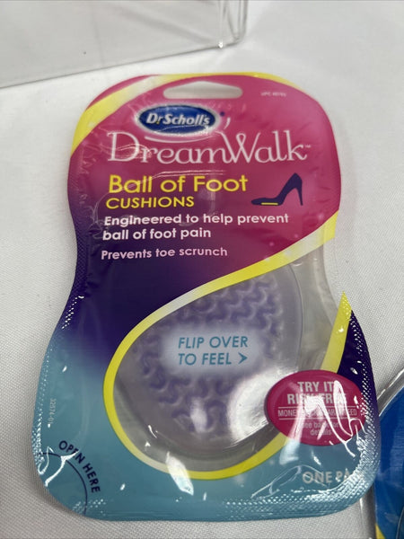 Dr. Scholl's Dreamwalk Ball of Foot Cushions High Heel No Slip Rub COMBINESHIP