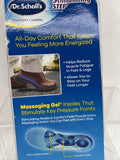 Dr. Scholl’s Men stimulating Step Massaging Gel Comfort Energy Insole Sz 8-13