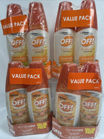 (4 Pack) OFF! Family Care Insect & Mosquito Repellent Unscented Aloe-Vera 8x 6oz
