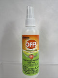 OFF! Botanicals Plant-Based Deet Free Insect Repellent Mosquito Spray 4oz