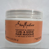 Shea Moisture Coconut & Hibiscus Curl Shine Hair Masque Mask 11.5 oz