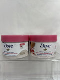 (2) Dove Crushed Pomegranate Shea Butter Exfoliating Body Polish 10.5oz