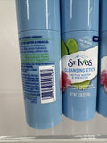 (3) St. Ives Cleansing Blue Stick Cactus Water & Hibiscus Hydrate  1.59 oz