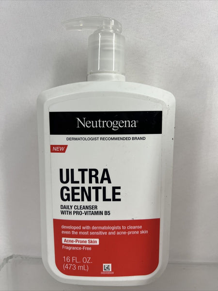 Neutrogena Ultra Gentle Daily Cleanser Pro Vitamin B5 16oz Fragrance Free