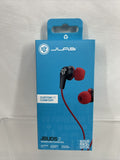 Blaze Red JLab JBuds 2 Signature Earbuds 3 Size Tips Comfort Fit HeadPhone Sport