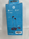 Blaze Red JLab JBuds 2 Signature Earbuds 3 Size Tips Comfort Fit HeadPhone Sport