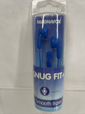 Blue Magnavox SNUG FIT+  Gummy Earbuds Microphone Smooth Bass COMBINESHIP