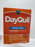 Vicks Dayquil Cold & Flu Multi-Symptom Relief Liquicaps 24ct  Cough COMBINESHIP
