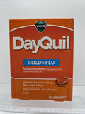 Vicks Dayquil Cold & Flu Multi-Symptom Relief Liquicaps 16ct  Cough COMBINESHIP