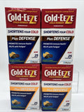 (4) Cold-Eeze Defend-Eeze Plus Defense Immune Sup 25 Citrus Elderberry Lozenges