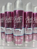 (5) Gillette Satin Care Shave Gel Dry Shea Butter Moisturizers Creme 7 oz