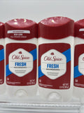 (4) Old Spice Anti-Perspirant Deodorant High Endurance Solid Fresh 3oz Large