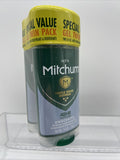 (2) Mitchum Men Triple Odor Anti-Perspirant Deodorant Unscented Gel 3.4oz Each