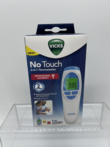 Vicks Forehead No Touch 3-in-1 Infrared Thermometer Model VNT200US Food Bath