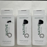 (3) Native Body Wash Eucalyptus & Mint Sulfate /Paraben Free Dye Free - 18oz