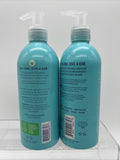(2) Hand In Hand Liquid Hand Soap Sea Salt 10 Oz Sweet Mint & Eucalyptus Vegan