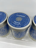 (2) PEACE Rare Essence Essential Spa Candle frankincense Myrrh Aromatherapy 6oz