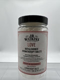 J.R. Watkins Love Aromatherapy Bath Shower Tablets Natural Peony & Patchouli 6ct