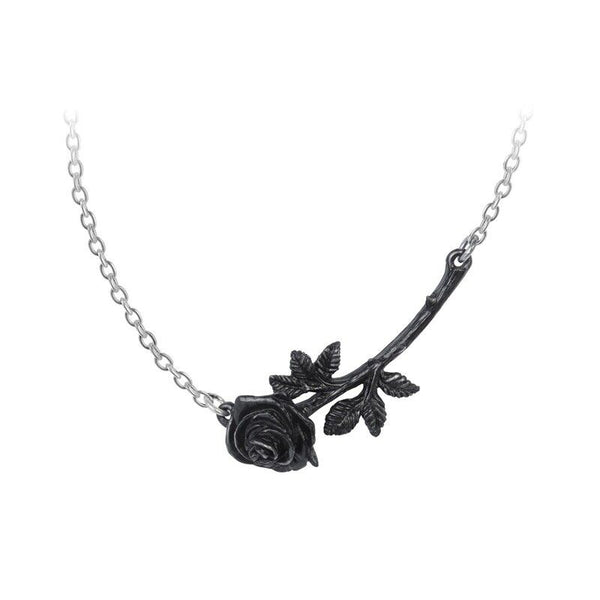 Alchemy P913 Black Thorn Rose Pendant Necklace Gothic Pendant England