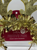 Pack Party Light Up Antler Christmas Novelty Headband Gold COMBINE SHIP