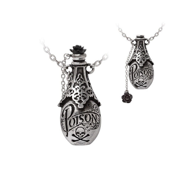 Alchemy Gothic P940 Lucrezia's Fix Necklace Pendant Potion Rose Cork  Halloween