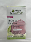 Garnier Moisture Rescue Gel-creme Sooth Dry Face Oil Free Vitiman C 1.7 Oz Jar
